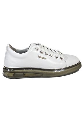 کفش اسنیکر سفید مردانه بند دار Pierre Cardin - کد 859962343