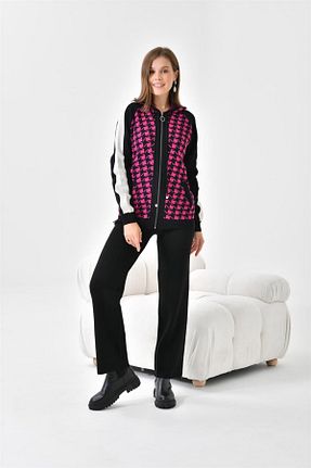ست بالاتنه و پائین تنه مشکی زنانه بافتنی FTZ WOMEN - کد 764717025