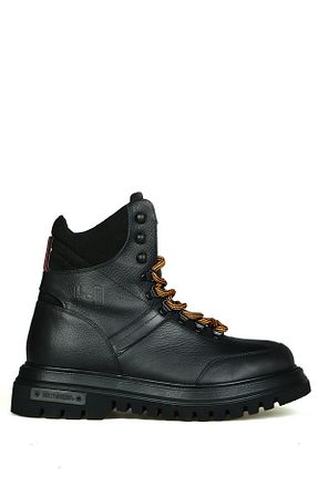 بوت / نیم بوت مشکی مردانه چرم خالص Harley Davidson - کد 730398990