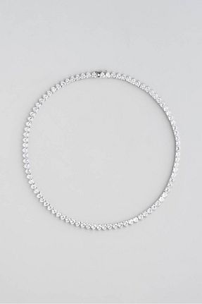 گردنبند نقره سفید زنانه 925 عیار So Chic - کد 761224793