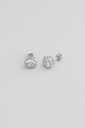 گوشواره نقره سفید مردانه 925 عیار So Chic - کد 770027543
