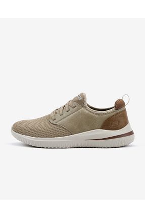 کفش اسنیکر بژ مردانه بند دار Skechers - کد 187400854