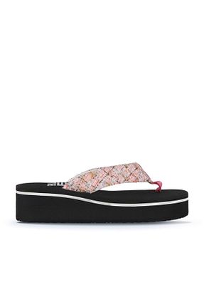 دمپائی صورتی زنانه چرم خالص Bueno Shoes - کد 851003563