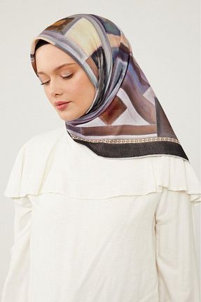 روسری مشکی پنبه ای Levidor - کد 833265238