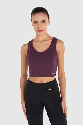 رکابی اسپرت بنفش زنانه پلی استر hummel - کد 846321216
