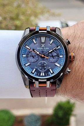 ساعت مچی طوسی مردانه 44 میلی متر Daniel Klein - کد 860878930