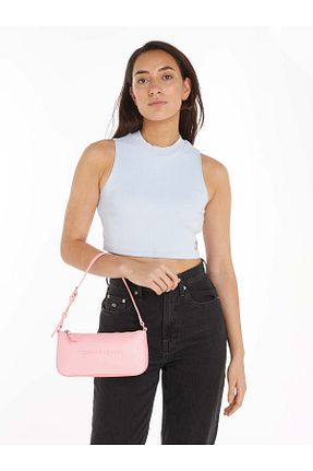 کیف دستی صورتی زنانه ابعاد کوچک Tommy Hilfiger - کد 860687292