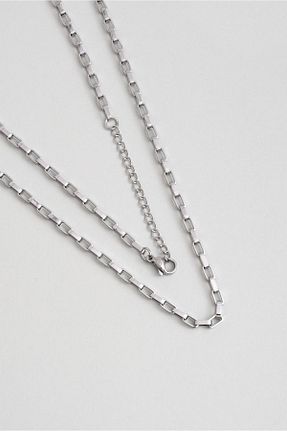 گردنبند استیل ( فولاد ) متالیک مردانه استیل ضد زنگ So Chic - کد 855988080