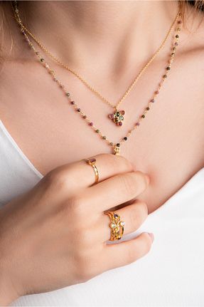 گردنبند نقره زرد زنانه 925 عیار So Chic - کد 751581294