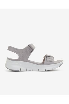 دمپائی بژ زنانه پاشنه تخت Skechers - کد 274098513
