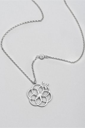 گردنبند نقره سفید زنانه 925 عیار So Chic - کد 756658751