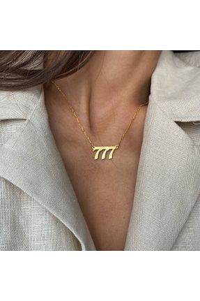 گردنبند نقره زرد زنانه 925 عیار vogutima - کد 730380689