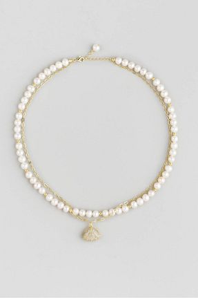 گردنبند نقره زرد زنانه 925 عیار So Chic - کد 748605879