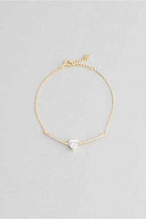 دستبند نقره زرد زنانه 925 عیار So Chic - کد 827626676