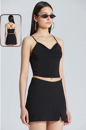 بلوز مشکی زنانه ساده World Fashion Trends - کد 860900780