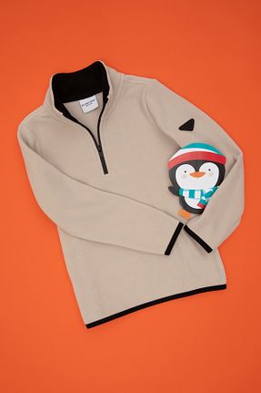 سوئیشرت مشکی بچه گانه ساده U.S. Polo Assn. - کد 860907075