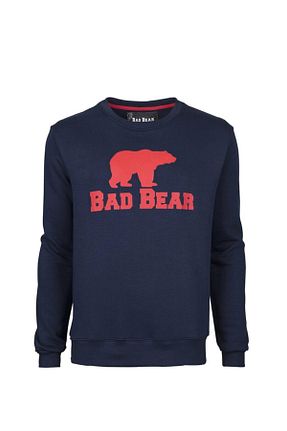 سوئیشرت سرمه ای مردانه چاپی Bad Bear - کد 47006039
