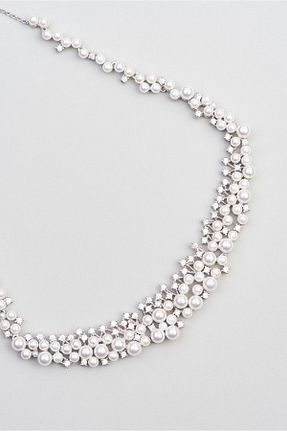 گردنبند مروارید سفید So Chic - کد 283136592