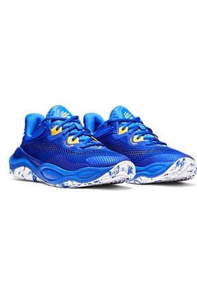 کفش بسکتبال آبی مردانه میکروفیبر Under Armour - کد 855557454