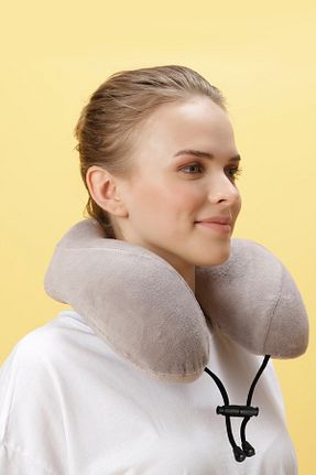 بالش طوسی مخمل Viscofoam - کد 4179116