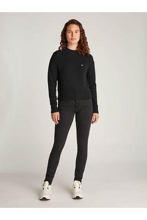 پلیور مشکی زنانه ساده Calvin Klein - کد 853724415