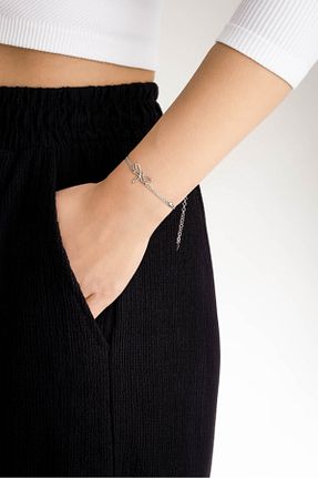 دستبند نقره سفید زنانه 925 عیار So Chic - کد 809637562