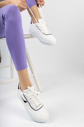 کفش فیتنس سفید زنانه چرم مصنوعی Kids Club Shoes - کد 831175885