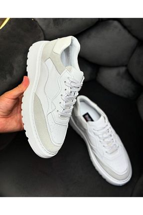 کفش کژوال سفید مردانه پاشنه کوتاه (1 - 4 سانتی متر) ByItallanoshoes - کد 847306989