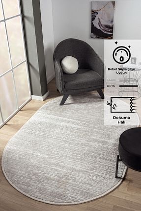 فرش بژ پلی استر Konfor Halı - کد 824436393