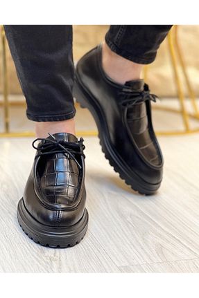 کفش کژوال مشکی مردانه چرم خالص ByItallanoshoes - کد 459218146