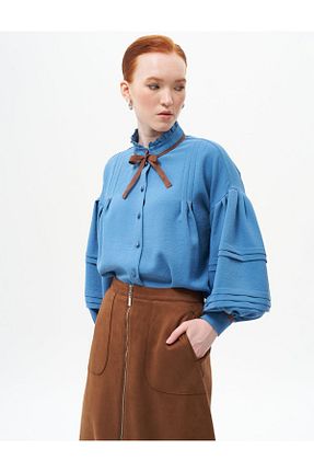 پیراهن حجاب طلائی زنانه رگولار Kayra - کد 859130208