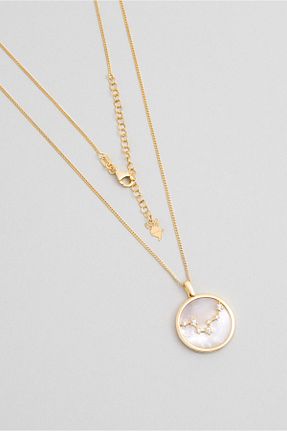 گردنبند نقره طلائی زنانه 925 عیار So Chic - کد 826512280