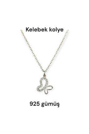 گردنبند نقره زنانه 925 عیار Ktrgümüş - کد 860938103