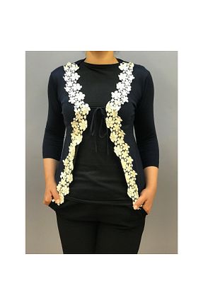 بلوز سرمه ای زنانه ساده On Fashion - کد 319959345