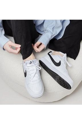 کفش اسنیکر سفید زنانه بند دار Nike - کد 889593455
