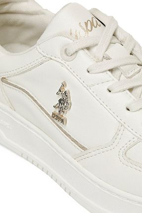 کفش اسنیکر بژ زنانه بند دار U.S. Polo Assn. - کد 861960672