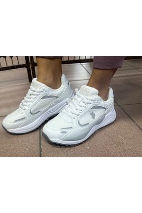 کفش اسنیکر سفید زنانه بند دار U.S. Polo Assn. - کد 860977301