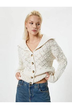 رویه نباتی زنانه اکریلیک Koton - کد 838501561