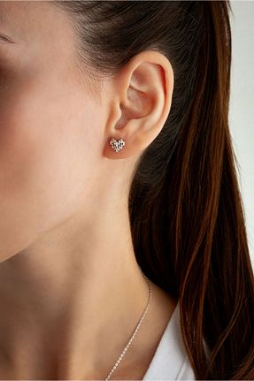 گوشواره نقره زرد زنانه 925 عیار So Chic - کد 804781517