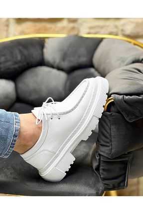 کفش کژوال سفید مردانه چرم خالص ByItallanoshoes - کد 761653620