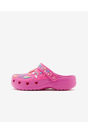 کفش اسنیکر صورتی بچه گانه EVA Skechers - کد 830533150