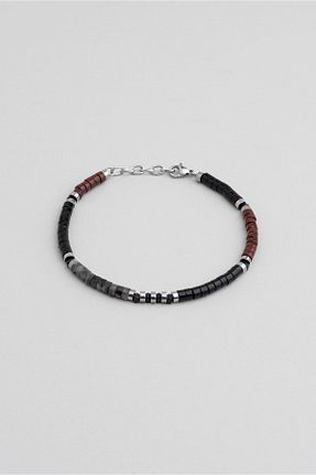 دستبند استیل (فولاد) مشکی مردانه استیل (فولاد) So CHIC GENT - کد 835688996