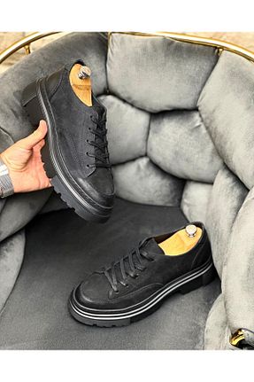 کفش کژوال مشکی مردانه چرم خالص ByItallanoshoes - کد 796108512