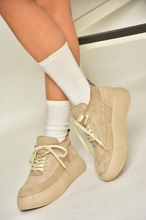 کفش کلاسیک بژ زنانه جیر Fox Shoes - کد 861003854