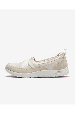 کفش پیاده روی بژ زنانه پارچه ای Skechers - کد 151952242