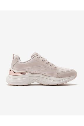 کفش اسنیکر بژ زنانه بند دار Skechers - کد 806480931