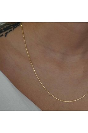 گردنبند طلا زرد زنانه 14 عیار İzgi Kuyumculuk - کد 815945415