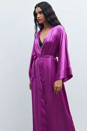 ربدوشام صورتی زنانه پلی استر Feu De Elu - کد 784423886