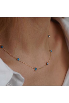 گردنبند طلا زرد زنانه 14 عیار İzgi Kuyumculuk - کد 824853278