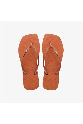 دمپائی نارنجی زنانه پاشنه نازک Havaianas - کد 798686276